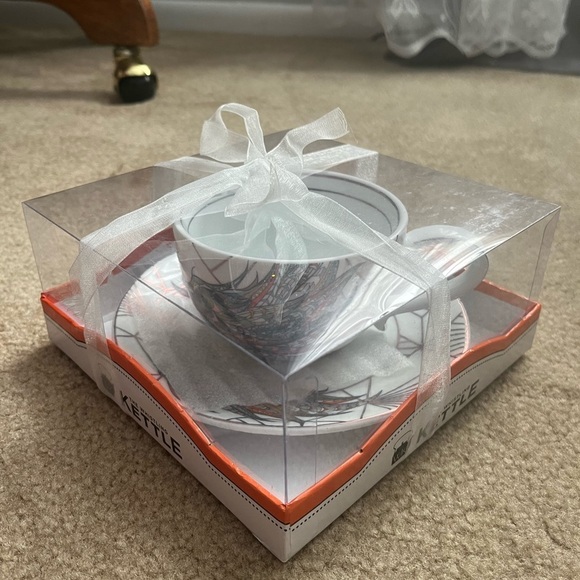 The Whistling Kettle Tea Cup & Saucer - Picture 2 of 5